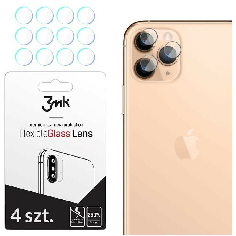 3MK Lens Protection Apple iPhone 11 Pro/11 Pro Max [4 PACK]