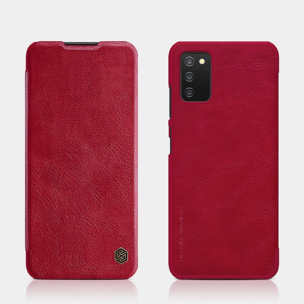 Hurtownia GSM - Etui Nillkin Qin Samsung Galaxy A03s černé - NLK488 - {ean13} - Hurt
