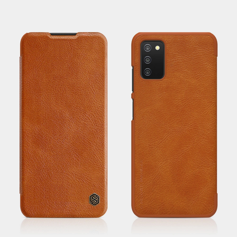 Hurtownia GSM - Etui Nillkin Qin Samsung Galaxy A03s fekete - NLK488 - {ean13} - Hurt