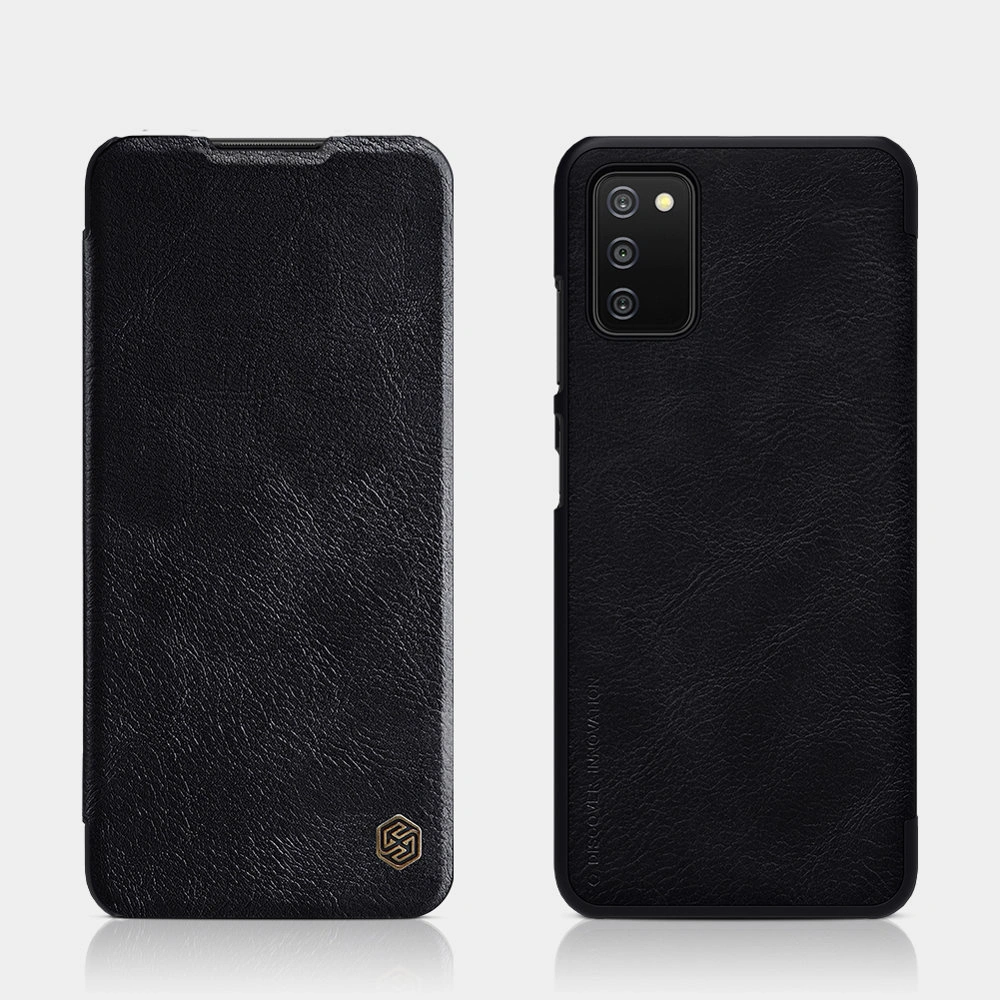 Wholesale Nillkin Qin Samsung Galaxy A03s black - NLK488 - {ean13} - Hurt