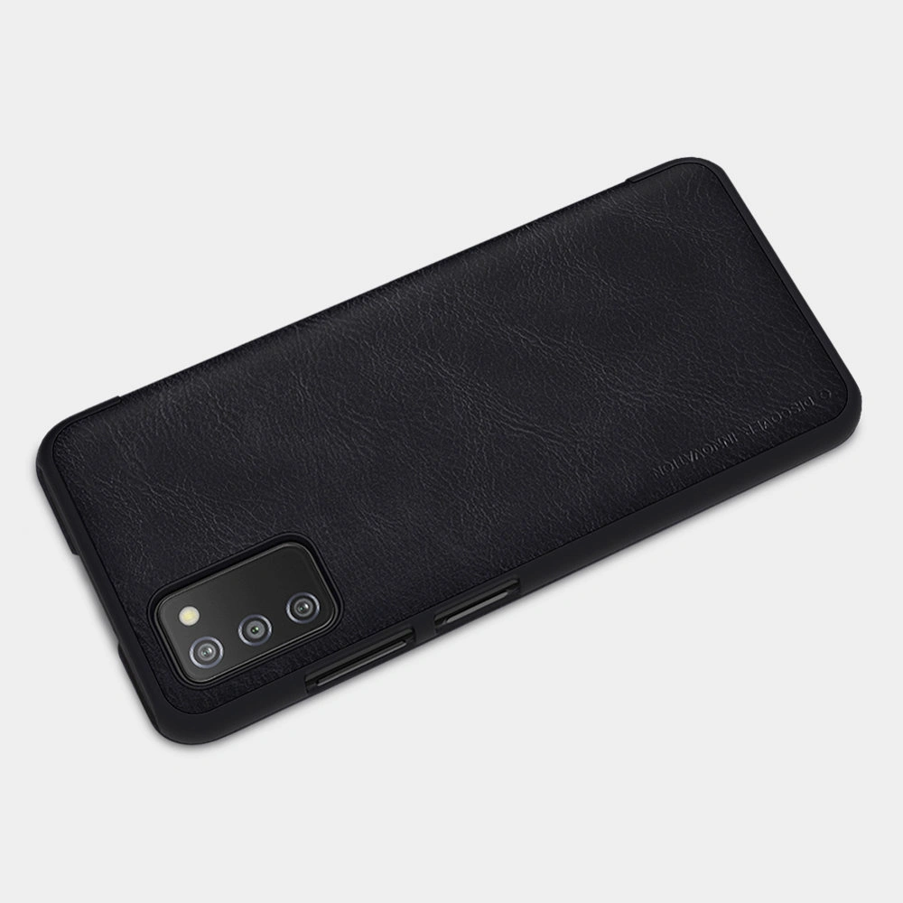 Hurtownia GSM - Etui Nillkin Qin Samsung Galaxy A03s fekete - NLK488 - {ean13} - Hurt