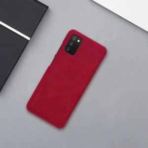Wholesale Nillkin Qin Samsung Galaxy A03s red - NLK489 - {ean13} - Hurt