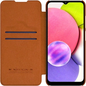 Wholesale Nillkin Qin Samsung Galaxy A03s red - NLK489 - {ean13} - Hurt