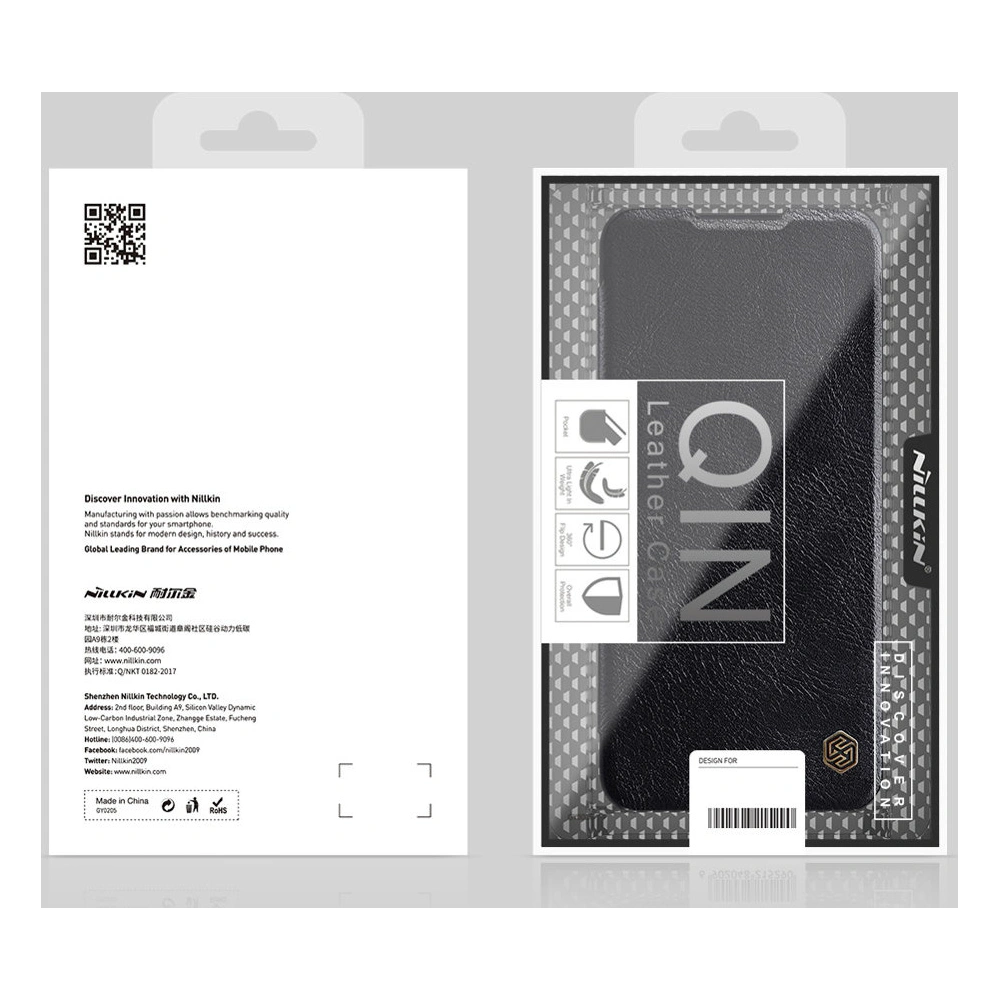 Hurtownia GSM - Etui Nillkin Qin Samsung Galaxy A03s piros - NLK489 - {ean13} - Hurt