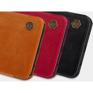 Hurtownia GSM - Etui Nillkin Qin Samsung Galaxy A03s czerwony - NLK489 - {ean13} - Hurt
