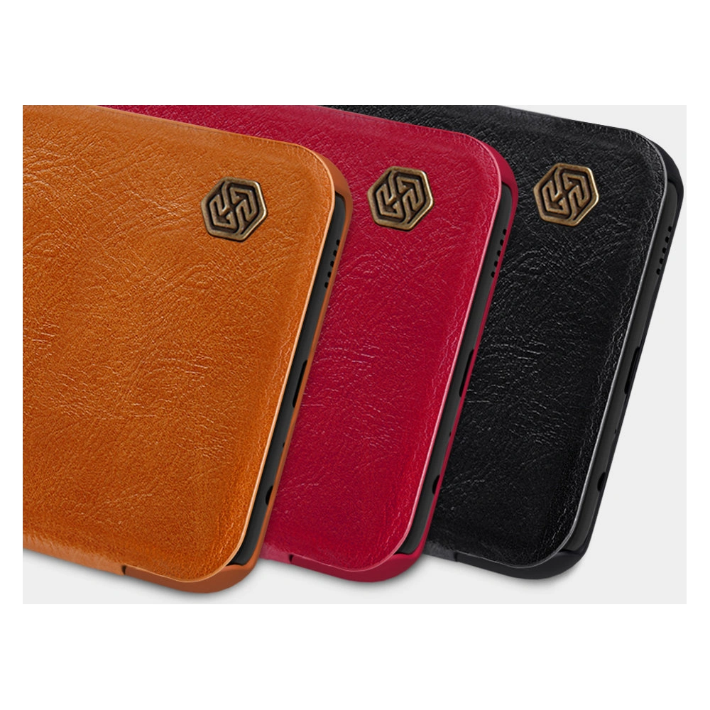 Hurtownia GSM - Etui Nillkin Qin Samsung Galaxy A03s piros - NLK489 - {ean13} - Hurt