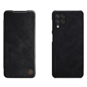 Hurtownia GSM - Etui Nillkin Qin Samsung Galaxy A22 LTE fekete - NLK490 - {ean13} - Hurt