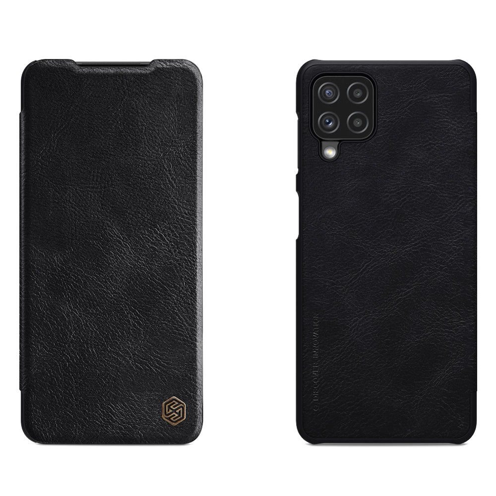 Hurtownia GSM - Etui Nillkin Qin Samsung Galaxy A22 LTE černý - NLK490 - {ean13} - Hurt