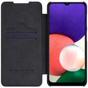 Wholesale Nillkin Qin Samsung Galaxy A22 4G black - NLK490 - {ean13} - Hurt