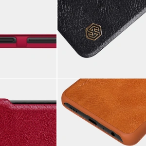 Hurtownia GSM - Etui Nillkin Qin Samsung Galaxy A22 LTE fekete - NLK490 - {ean13} - Hurt