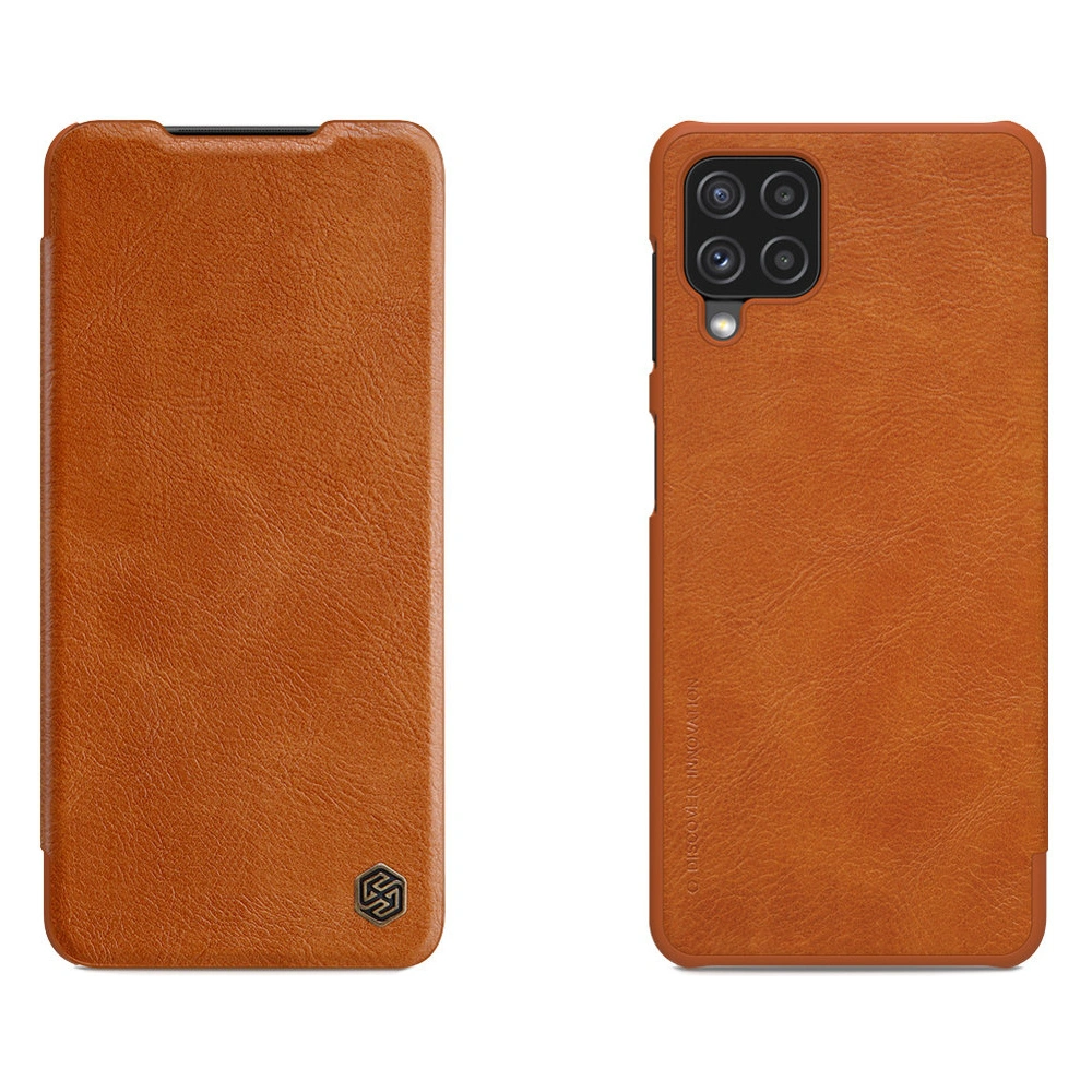Hurtownia GSM - Etui Nillkin Qin Samsung Galaxy A22 LTE maro - NLK491 - {ean13} - Hurt