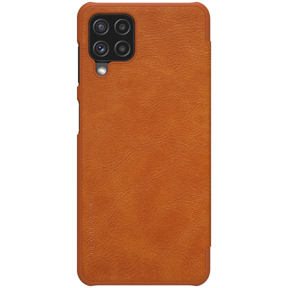 Hurtownia GSM - Etui Nillkin Qin Samsung Galaxy A22 LTE maro - NLK491 - {ean13} - Hurt