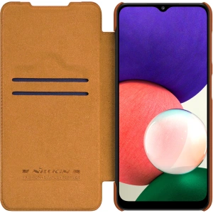 Wholesale Nillkin Qin Samsung Galaxy A22 4G brown - NLK491 - {ean13} - Hurt
