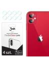 Szkło hybrydowe na obiektyw aparatu 3MK Lens Protection Apple iPhone 11 [4 PACK]
