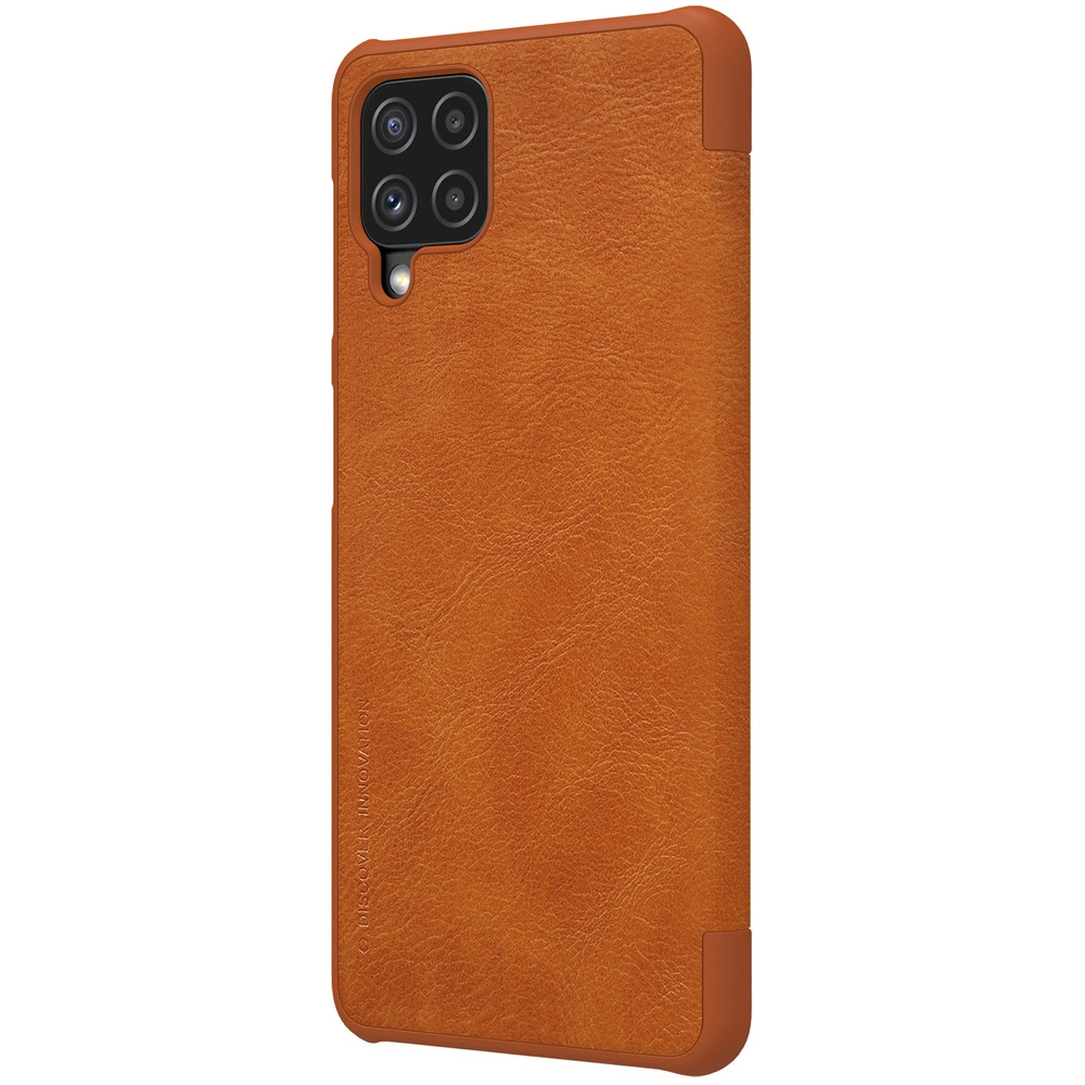 Hurtownia GSM - Etui Nillkin Qin Samsung Galaxy A22 LTE maro - NLK491 - {ean13} - Hurt