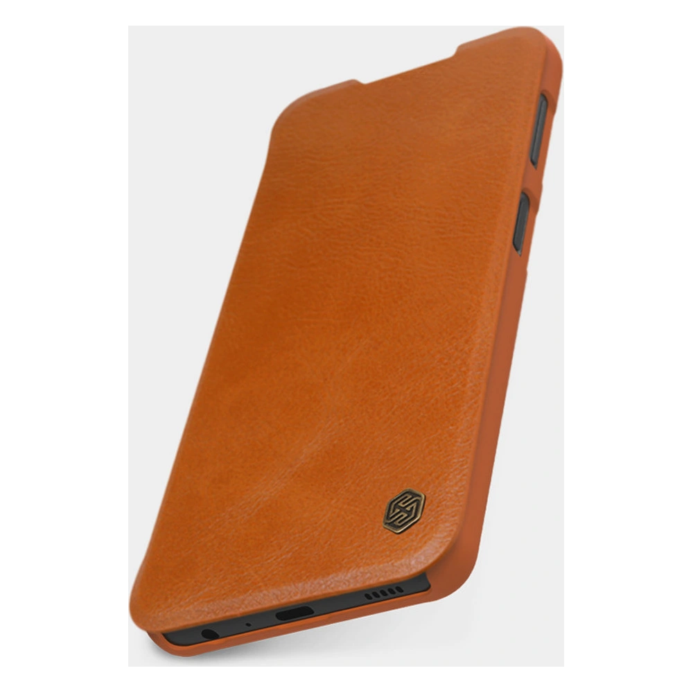 Hurtownia GSM - Etui Nillkin Qin Samsung Galaxy A22 LTE maro - NLK491 - {ean13} - Hurt