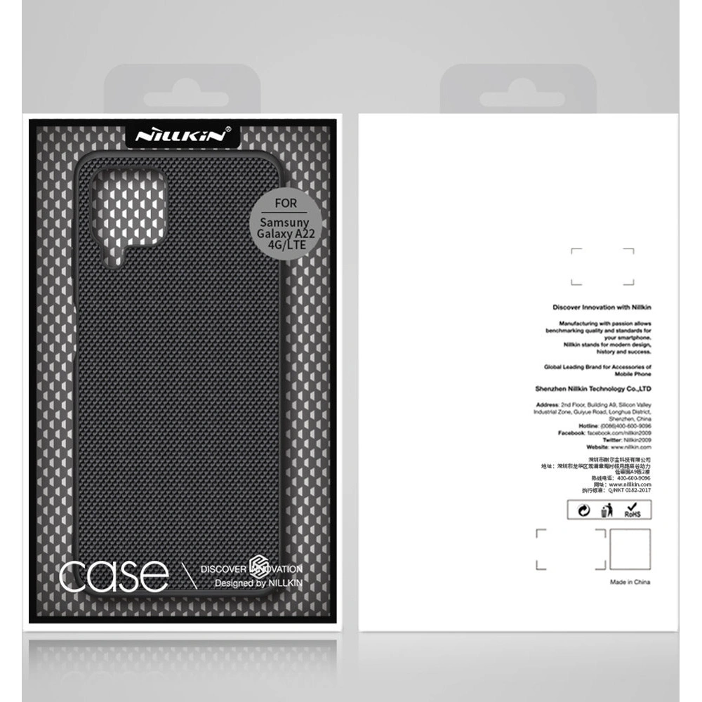 Hurtownia GSM - Etui Nillkin Textured Samsung Galaxy A22 LTE fekete - NLK492 - {ean13} - Hurt