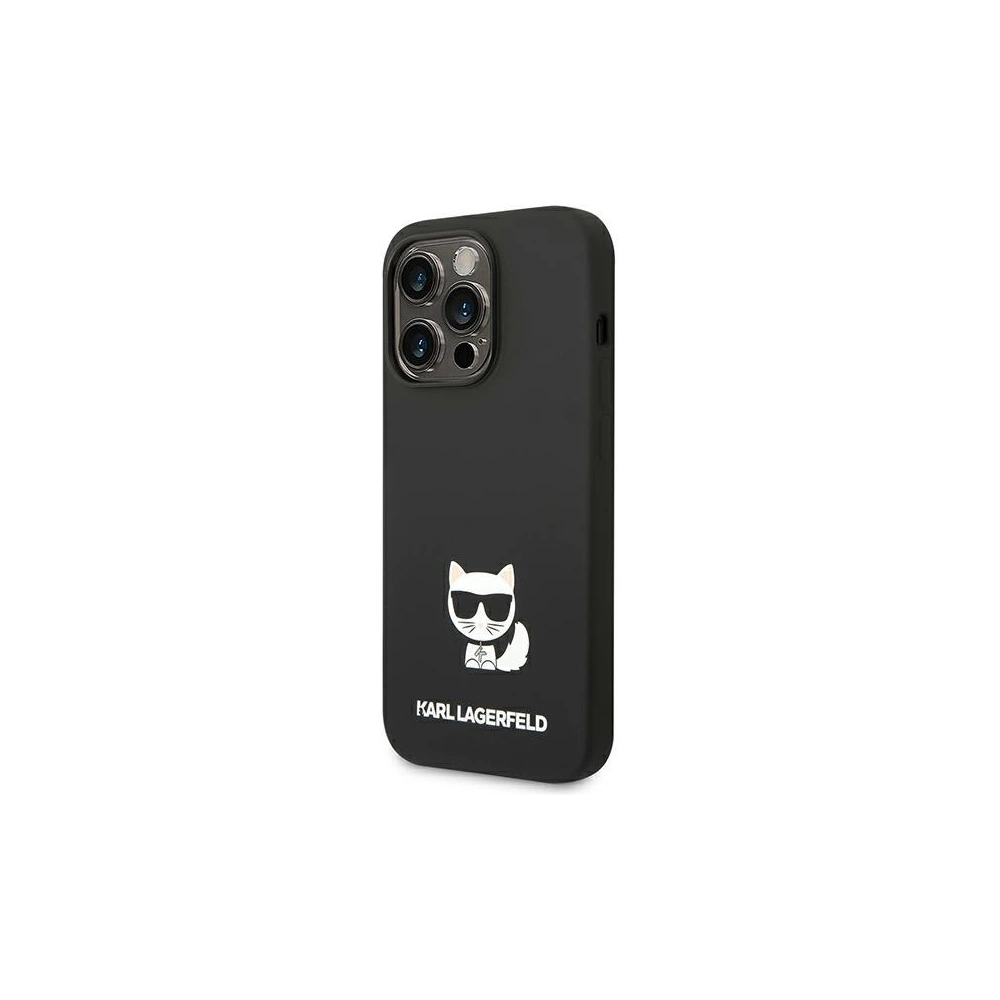 Hurtownia GSM - Etui Karl Lagerfeld KLHCP14LSLCTBK Apple iPhone 14 Pro hardcase černý/black Silicone Choupette Body - KLD1121 - {ean13} - Hurt