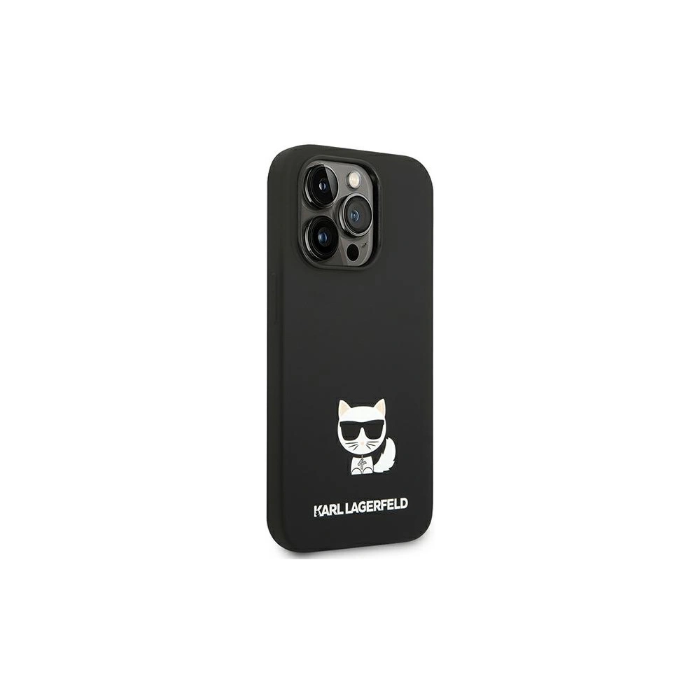 Hurtownia GSM - Etui Karl Lagerfeld KLHCP14LSLCTBK Apple iPhone 14 Pro hardcase černý/black Silicone Choupette Body - KLD1121 - {ean13} - Hurt
