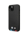 Hurtownia GSM - Case BMW BMHMP14S22PTDK Apple iPhone 14 schwarz/black Leder Prägung Tricolor Magsafe - BMW322 - {ean13} - Hurt
