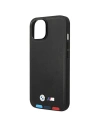 Hurtownia GSM - Case BMW BMHMP14S22PTDK Apple iPhone 14 schwarz/black Leder Prägung Tricolor Magsafe - BMW322 - {ean13} - Hurt