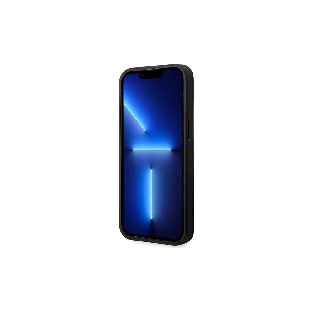 Hurtownia GSM - Case BMW BMHMP14X22PTDK Apple iPhone 14 Pro Max schwarz/black Leder Stempel Tricolor Magsafe - BMW323 - {ean13} - Hurt