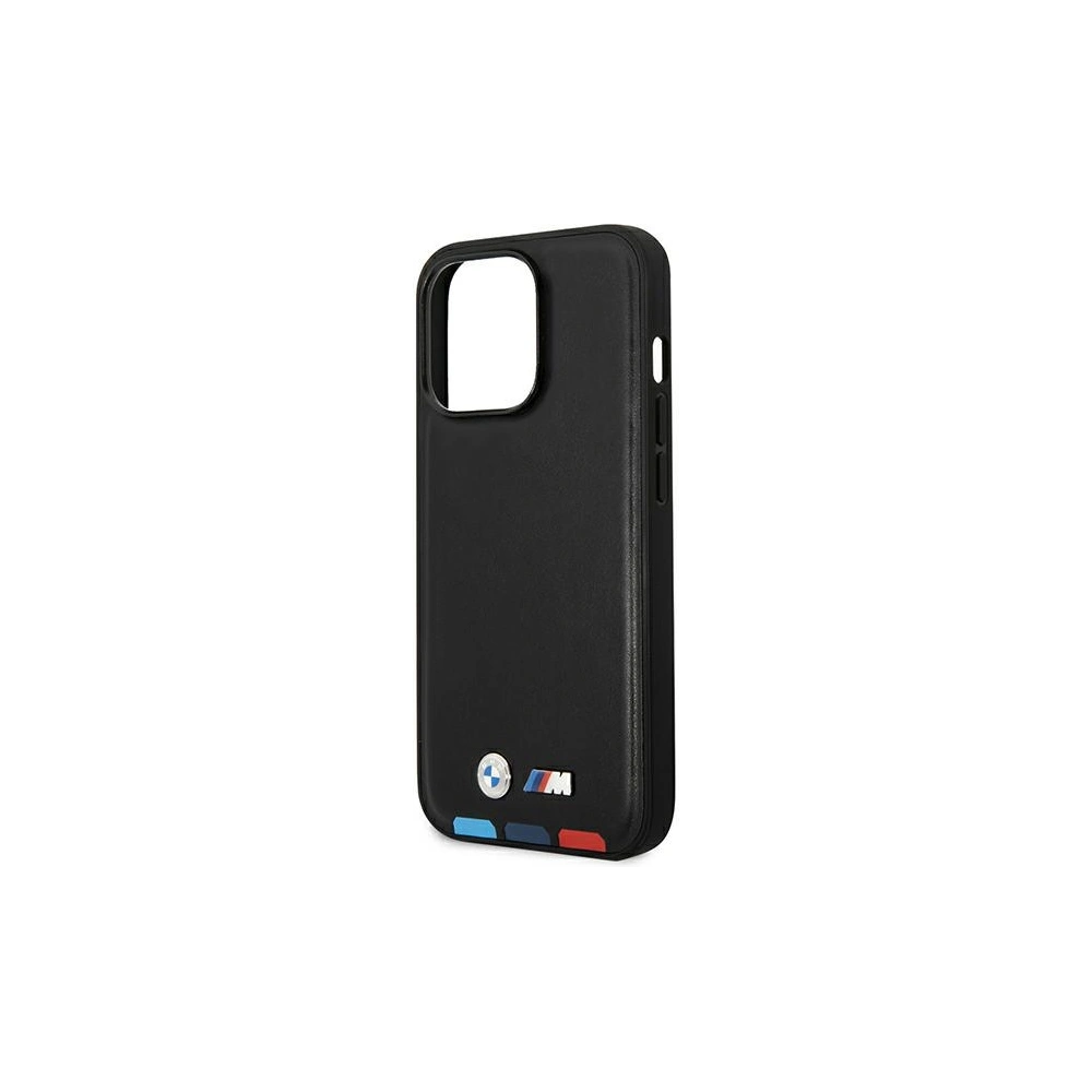 Hurtownia GSM - Etui BMW BMHMP14X22PTDK Apple iPhone 14 Pro Max černý/black Leather Stamp Tricolor Magsafe - BMW323 - {ean13} - Hurt