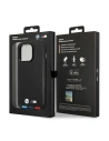 Hurtownia GSM - Etui BMW BMHMP14X22PTDK Apple iPhone 14 Pro Max černý/black Leather Stamp Tricolor Magsafe - BMW323 - {ean13} - Hurt