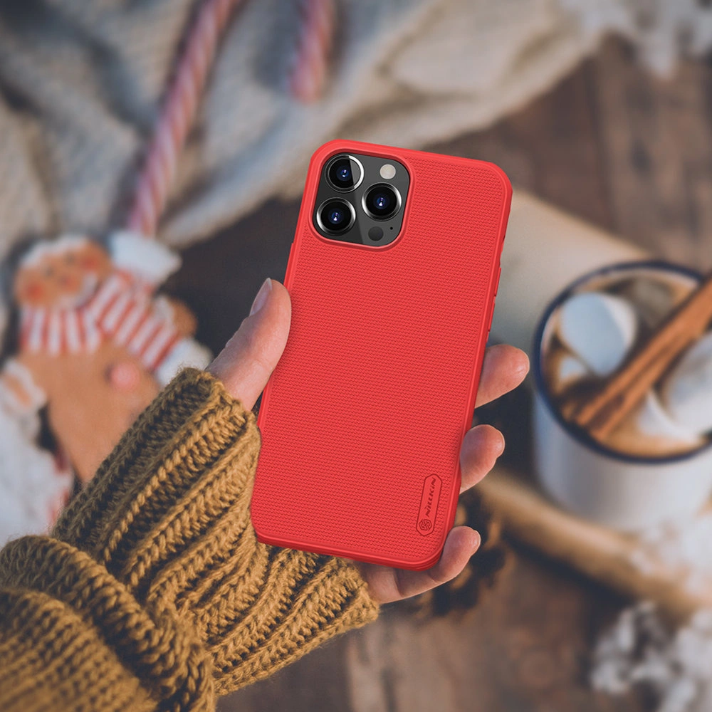 Hurtownia GSM - Etui Nillkin Super Frosted Shield Pro Apple iPhone 13 Pro Max roșu - NLK498 - {ean13} - Hurt