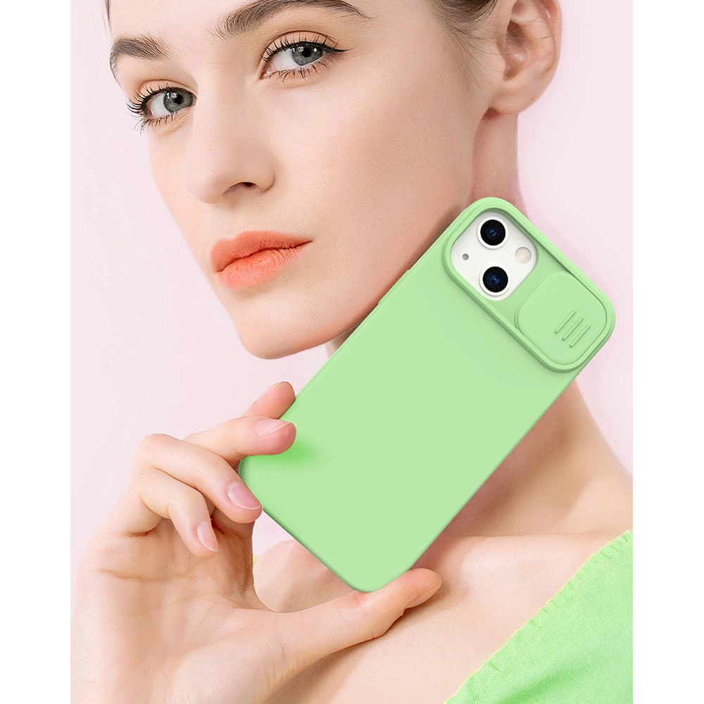 Hurtownia GSM - Case Nillkin CamShield Silky Silicone Apple iPhone 13 blau - NLK501 - {ean13} - Hurt