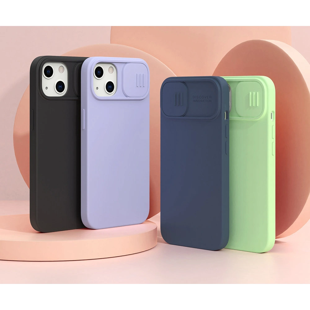 Hurtownia GSM - Case Nillkin CamShield Silky Silicone Apple iPhone 13 blau - NLK501 - {ean13} - Hurt
