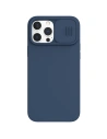 Etui Nillkin CamShield Silky Silicone Apple iPhone 13 Pro Max albastru
