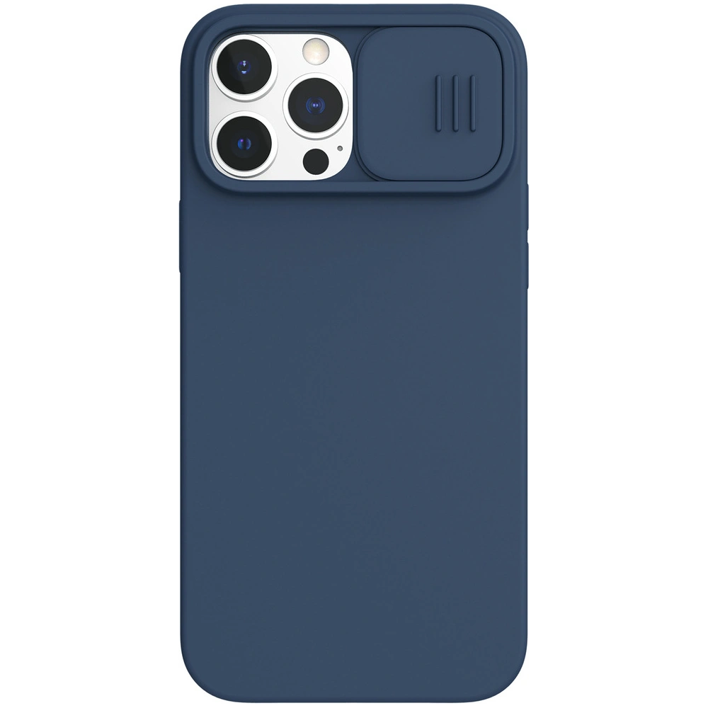 Hurtownia GSM - Case Nillkin CamShield Silky Silicone Apple iPhone 13 Pro Max blau - NLK503 - {ean13} - Hurt