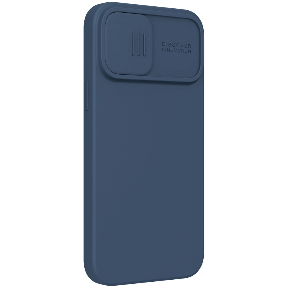 Hurtownia GSM - Case Nillkin CamShield Silky Silicone Apple iPhone 13 Pro Max blau - NLK503 - {ean13} - Hurt