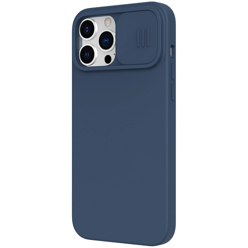 Hurtownia GSM - Case Nillkin CamShield Silky Silicone Apple iPhone 13 Pro Max blau - NLK503 - {ean13} - Hurt