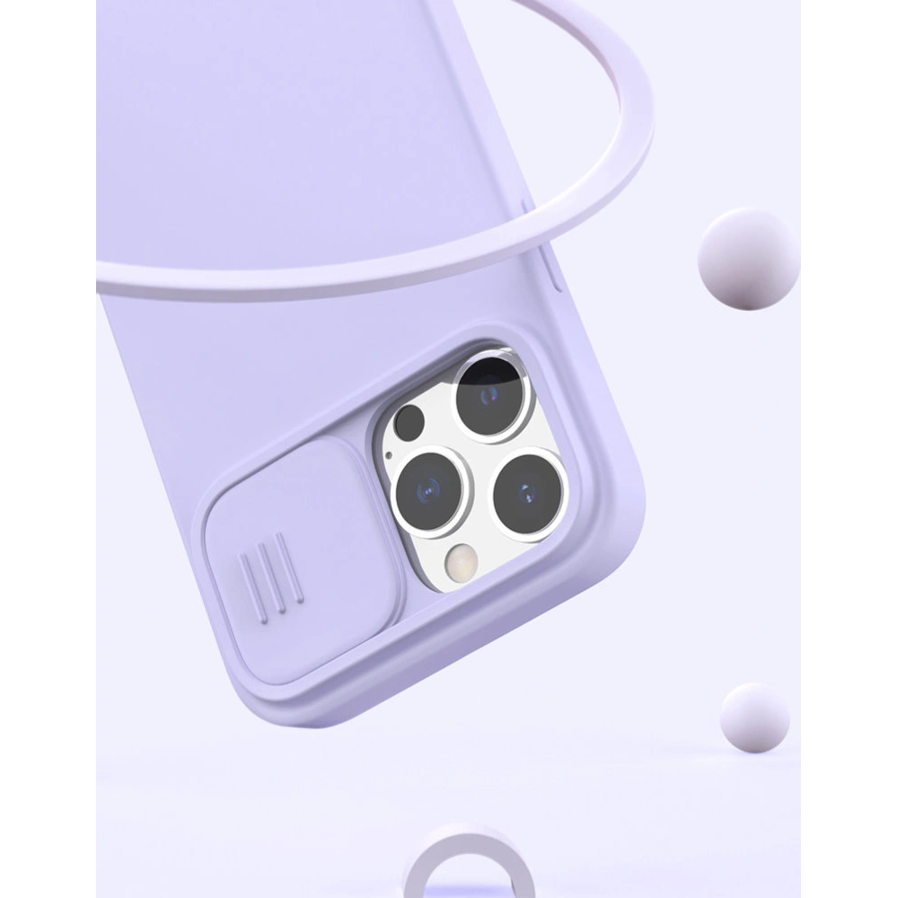 Hurtownia GSM - Case Nillkin CamShield Silky Silicone Apple iPhone 13 Pro Max blau - NLK503 - {ean13} - Hurt