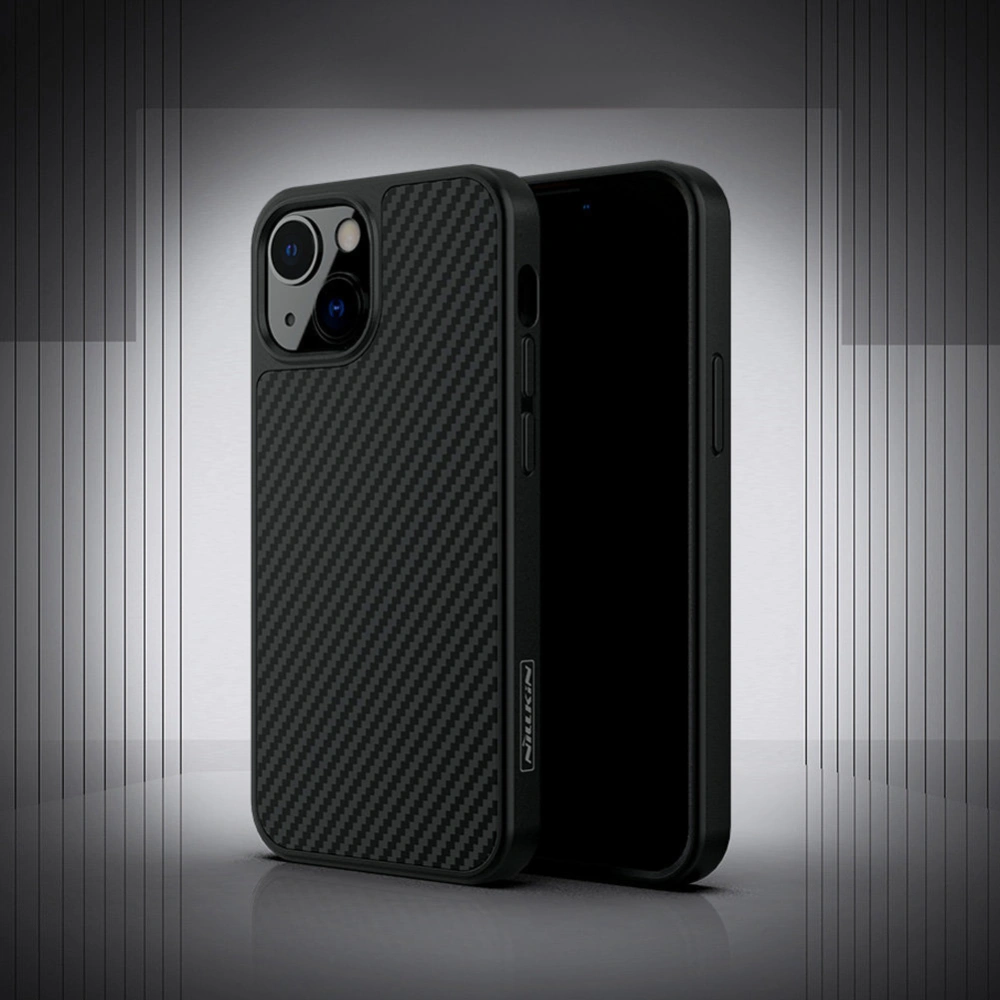 Hurtownia GSM - Etui Nillkin Synthetic Fiber Carbon Apple iPhone 13 negru - NLK505 - {ean13} - Hurt