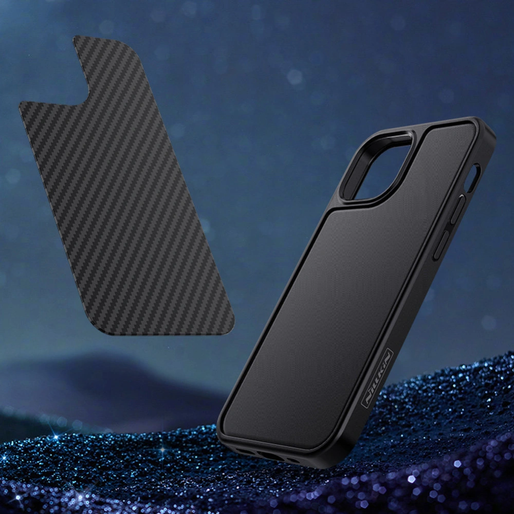 Hurtownia GSM - Etui Nillkin Synthetic Fiber Carbon Apple iPhone 13 negru - NLK505 - {ean13} - Hurt