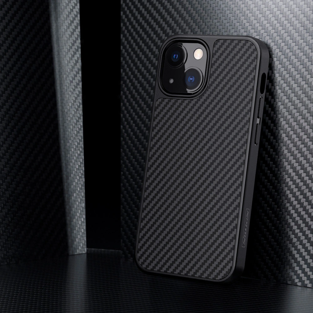Wholesale Nillkin Synthetic Fiber Carbon Apple iPhone 13 black - NLK505 - {ean13} - Hurt