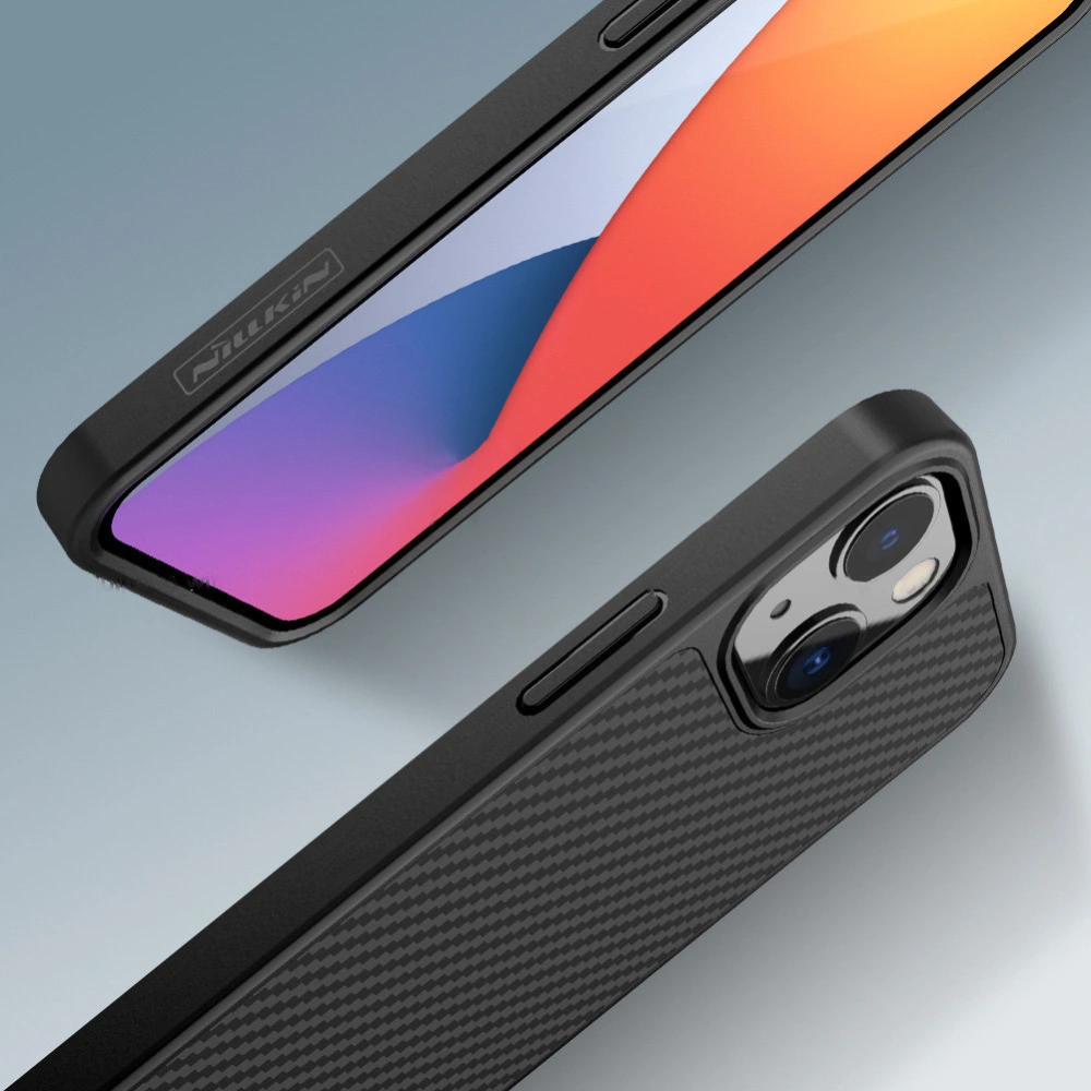 Hurtownia GSM - Etui Nillkin Synthetic Fiber Carbon Apple iPhone 13 negru - NLK505 - {ean13} - Hurt