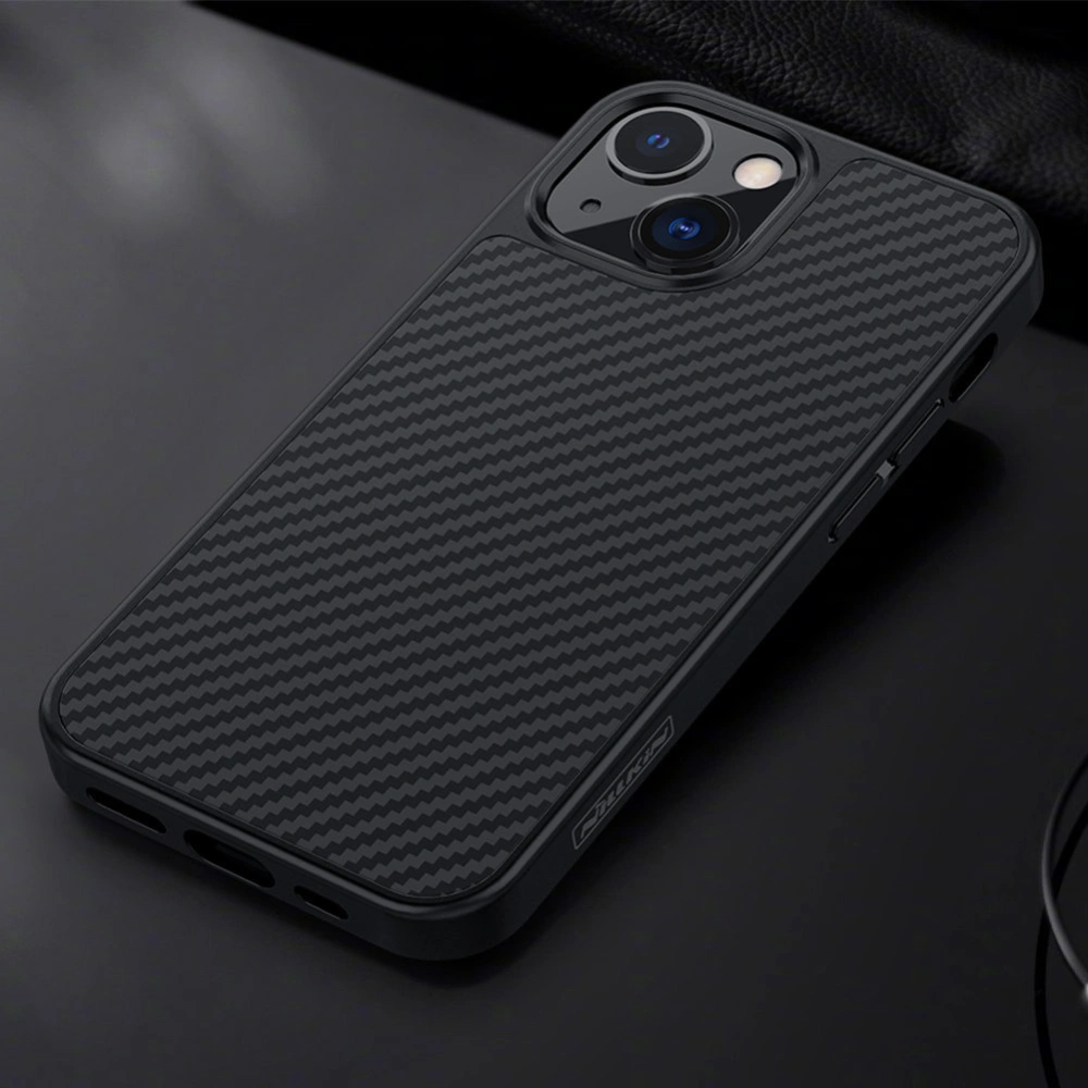 Hurtownia GSM - Etui Nillkin Synthetic Fiber Carbon Apple iPhone 13 negru - NLK505 - {ean13} - Hurt