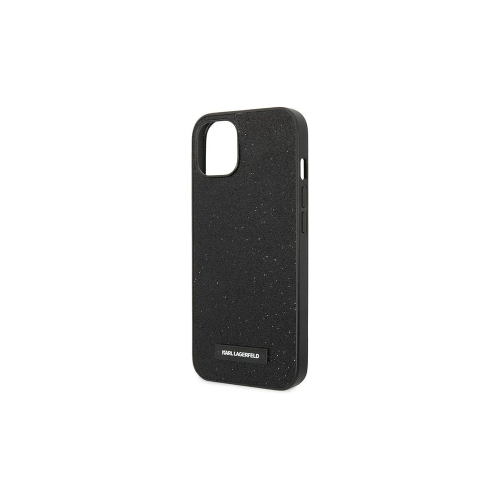 Hurtownia GSM - Etui Karl Lagerfeld KLHCP14MG2ELK Apple iPhone 14 Plus / 15 Plus kemény tok fekete/black Glitter Plaque Logo - KLD1123 - {ean13} - Hurt