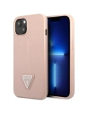Etui Guess GUHCP14MPSATLP Apple iPhone 14 Plus / 15 Plus růžový/pink hardcase SaffianoTriangle Logo