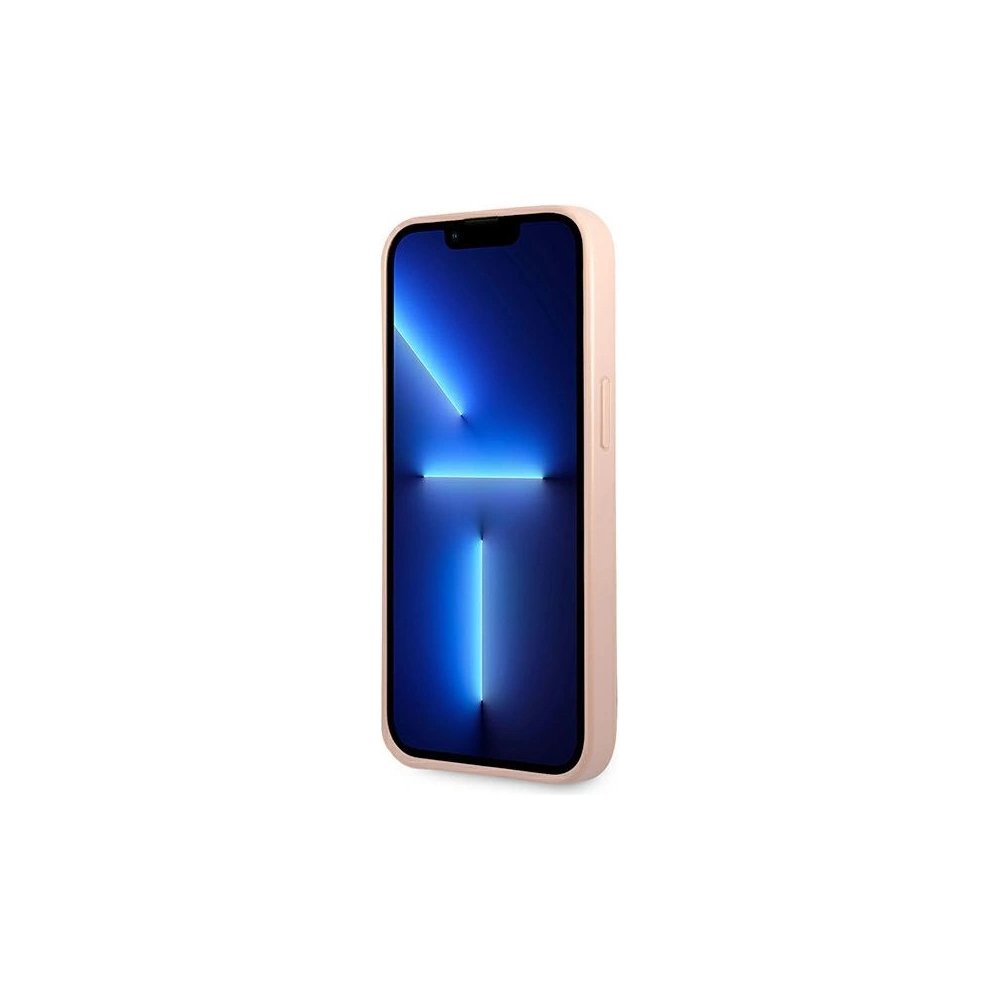 Hurtownia GSM - Etui Guess GUHCP14MPSATLP Apple iPhone 14 Plus / 15 Plus rózsaszín/pink keménytok SaffianoTriangle Logo - GUE2113 - {ean13} - Hurt