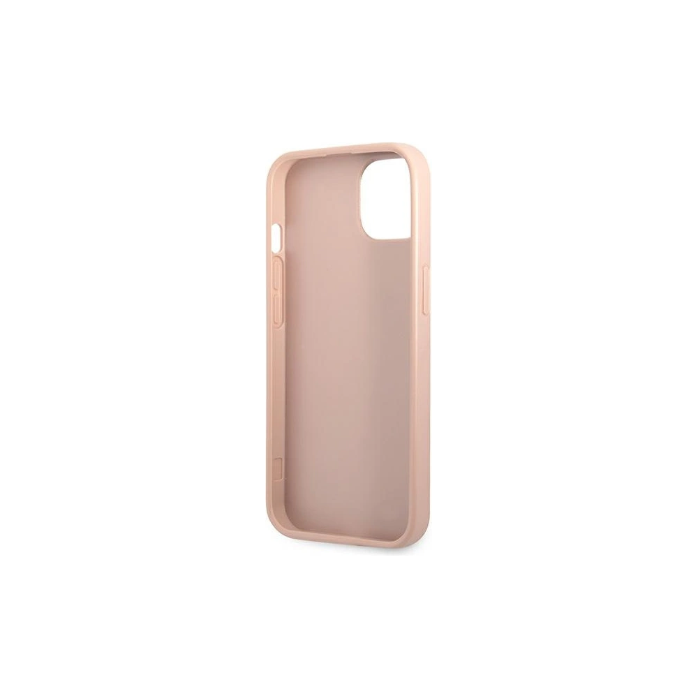 Hurtownia GSM - Etui Guess GUHCP14MPSATLP Apple iPhone 14 Plus / 15 Plus rózsaszín/pink keménytok SaffianoTriangle Logo - GUE2113 - {ean13} - Hurt