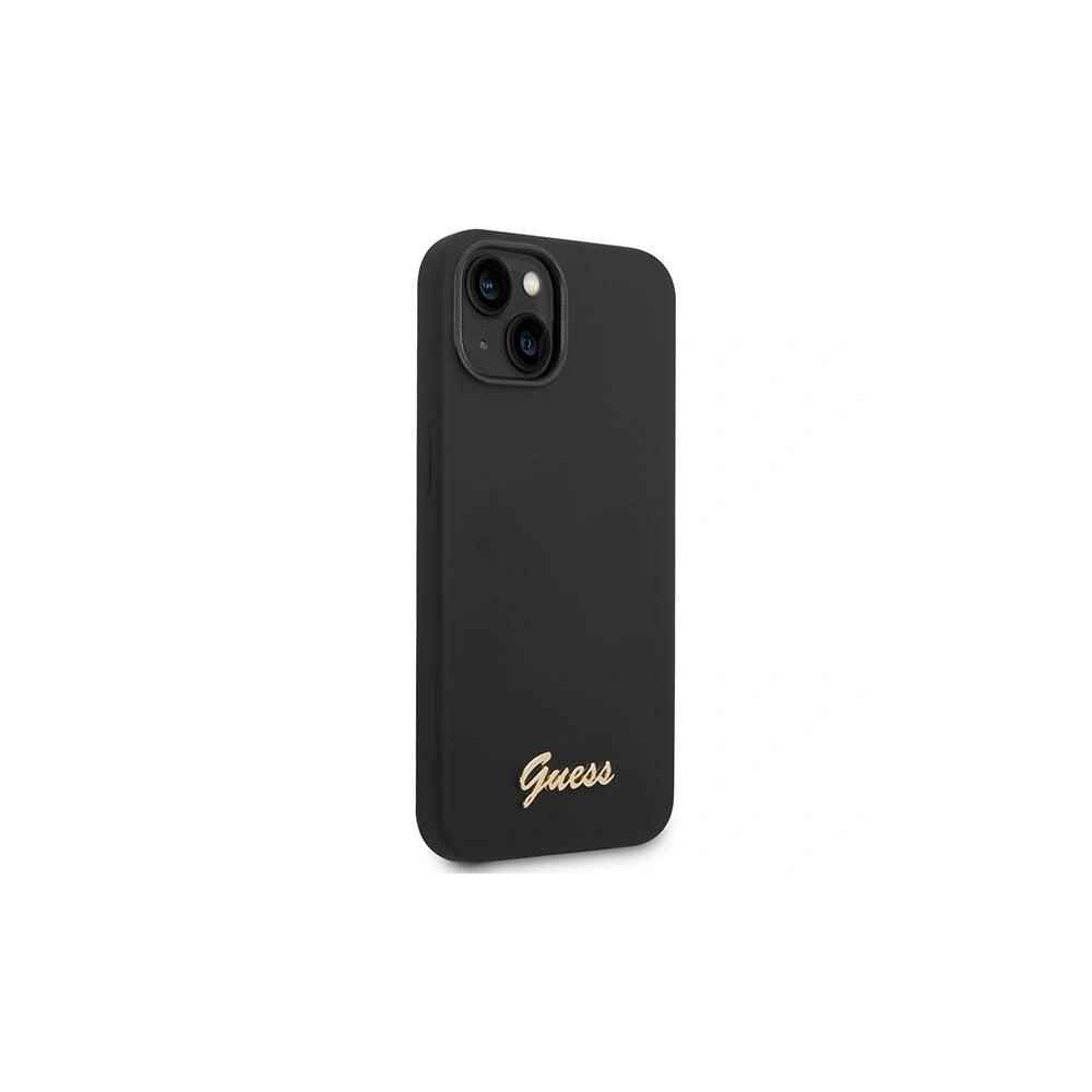 Hurtownia GSM - Etui Guess GUHCP14MSLSMK Apple iPhone 14 Plus / 15 Plus fekete/hard case Szilikon Vintage Arany Logó - GUE2114 - {ean13} - Hurt