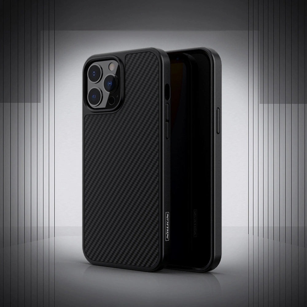 Hurtownia GSM - Case Nillkin Synthetic Fiber Carbon Apple iPhone 13 Pro Max schwarz - NLK507 - {ean13} - Hurt