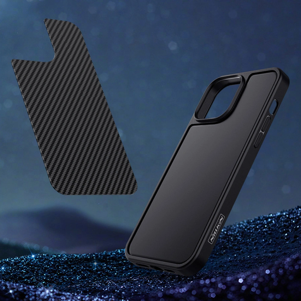 Hurtownia GSM - Case Nillkin Synthetic Fiber Carbon Apple iPhone 13 Pro Max schwarz - NLK507 - {ean13} - Hurt
