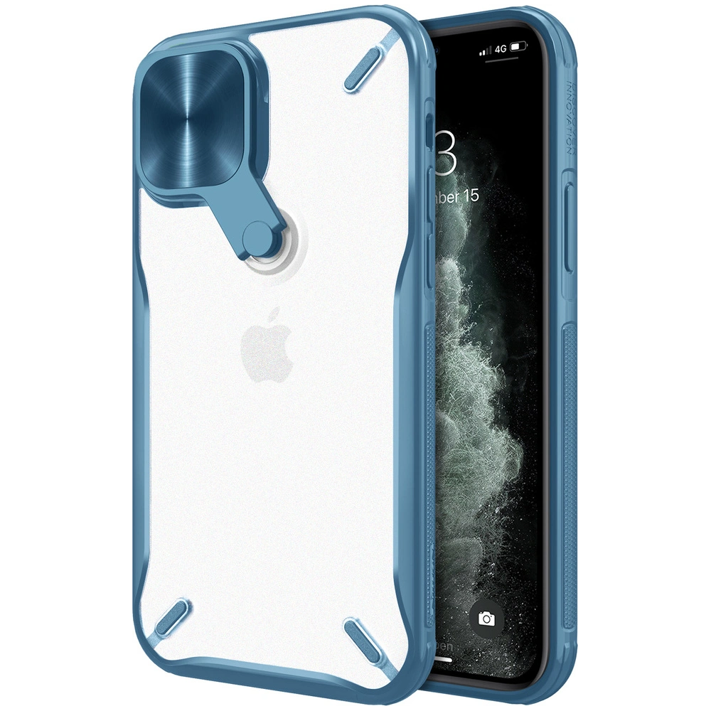 Hurtownia GSM - Etui Nillkin Cyclops Apple iPhone 13 Pro Max kék - NLK510 - {ean13} - Hurt