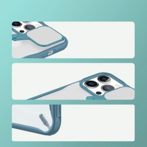 Hurtownia GSM - Etui Nillkin Cyclops Apple iPhone 13 Pro Max albastru - NLK510 - {ean13} - Hurt